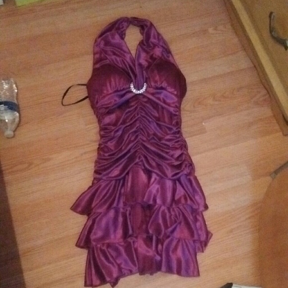 MyMichelle Halter Dress