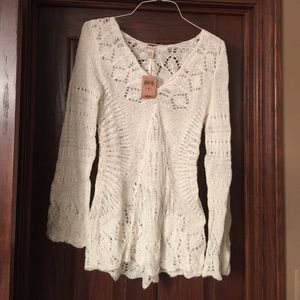 NWT Lucky Brand Cream Sweater