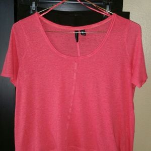 Cynthia Rowley Salmon Linen shirt