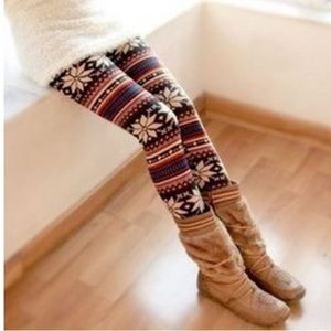 Snowflake leggings