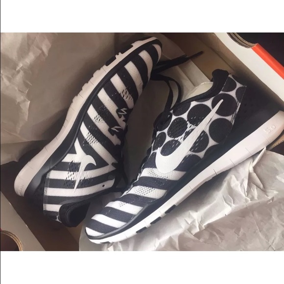 Nike Free 5.0 TR 5 Print Black/White Women's Sz 8