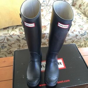 Hunter original tall rain boots