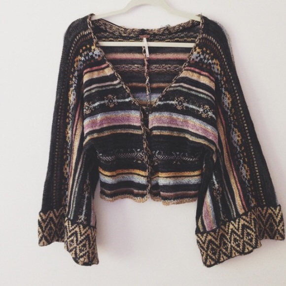 Free People Bell Sleeve Sweater