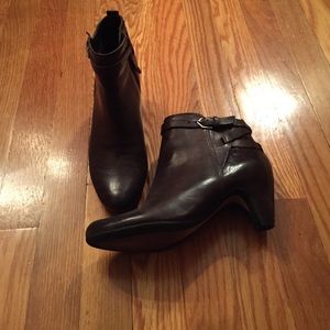 Sam Edelman booties brown leather 6.5