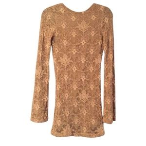 NIGHTCAP LACE BACKLESS SHIFT DRESS SZ 2