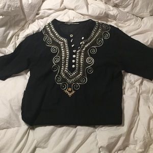 Black Lightweight Dashiki (M)🌻