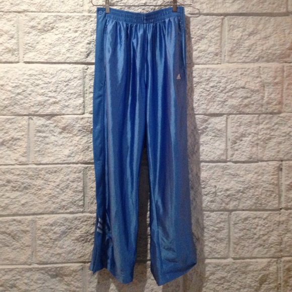 Blue adidas pants