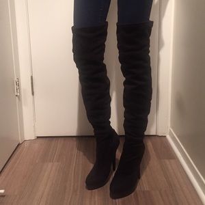 Thigh High Black Boots