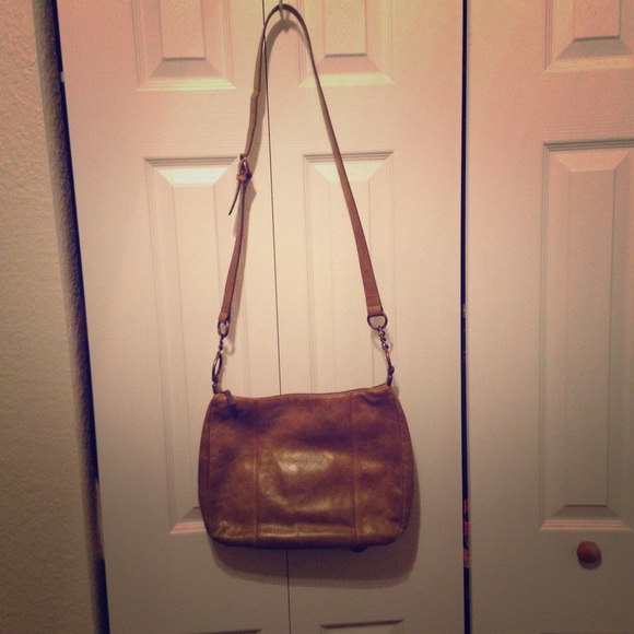 Green Leather HOBO crossbody