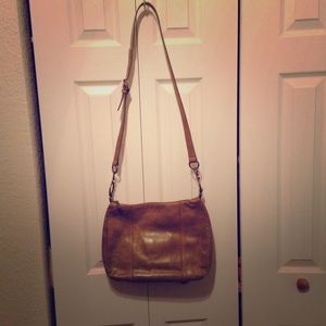 Green Leather HOBO crossbody