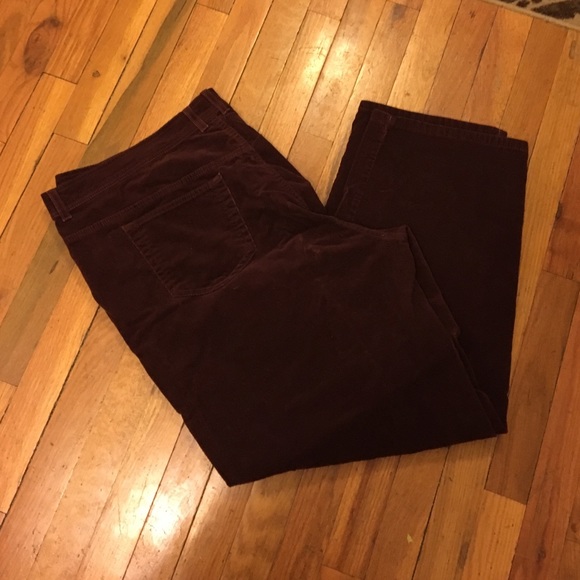 Maroon Corduroys