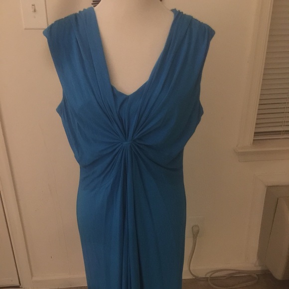Aqua Blue Calvin Klein Dress - Picture 1 of 4