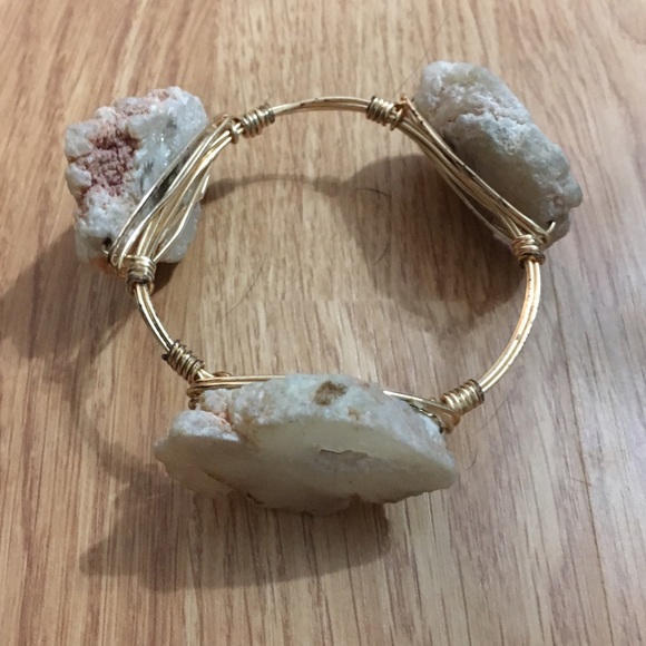 White stone bangle - Picture 2 of 4