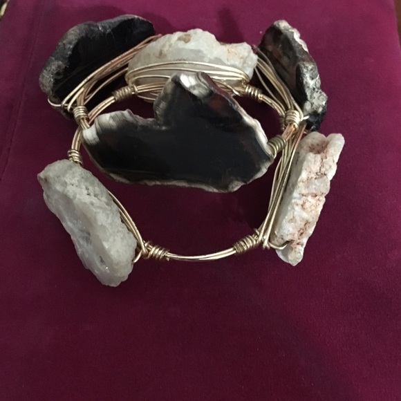 White stone bangle - Picture 4 of 4
