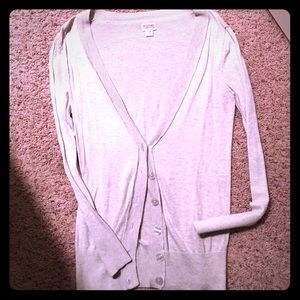 Oatmeal colored boyfriend cardigan