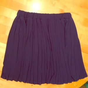 Navy Mini Skirt