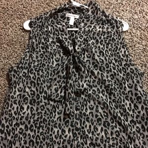 Dressy Cheetah Tank