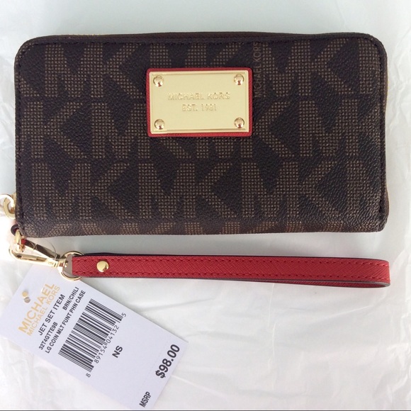 Michael Kors Handbags - 🎁NEW MK Jet Set Lg Multi-Function Phone Case