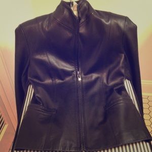 Sumptuous leather jacket - beautifully made