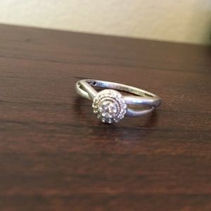 Diamond promise ring