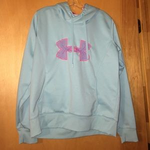 Aqua blue Under Armour hoodie