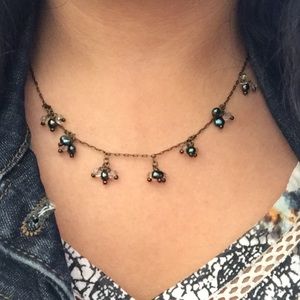 Jewelry - Teal and Glass Bead Necklace Jewelry - Teal and Glass Bead Necklace