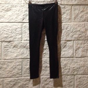 Fake leather leggings