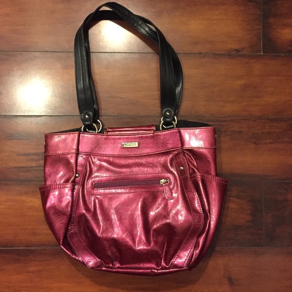 Medium size Miche bag. Pink/Fuchsia color.