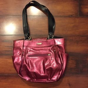 Medium size Miche bag. Pink/Fuchsia color.