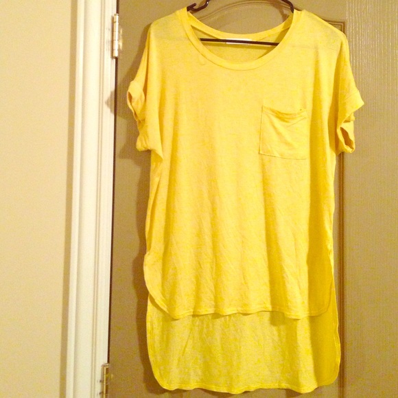Brand New Yellow Short Sleeve Shirt