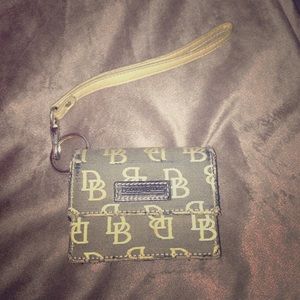 Dooney & Bourke Wristlet with Zippered Coin Pocket