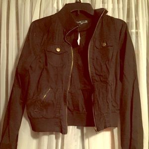Black Army Type Jacket