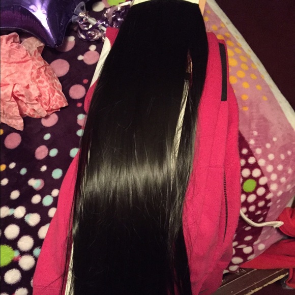 Clip in hair extensions