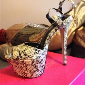 High heel shoes
