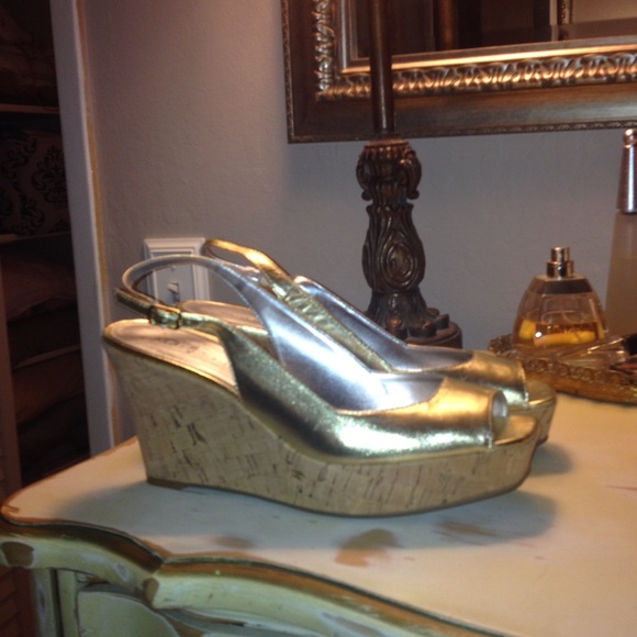 Marc Fisher Shoes - Marc Fisher Peep Toe Wedge