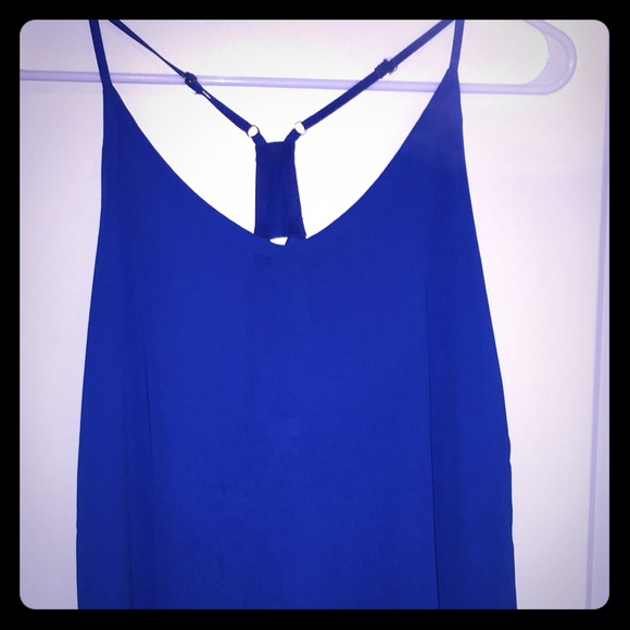 Cobalt blue tank top