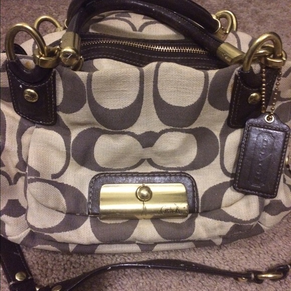 Coach hand bag