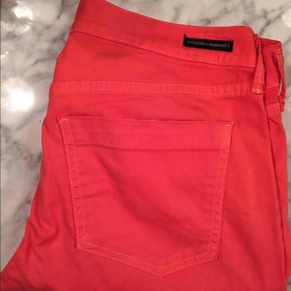 Citizens of humanity salmon colored pants