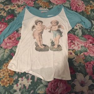 graphic t angel shirt