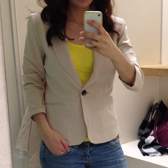 Cream F21 Blazer