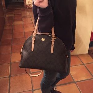 Peyton Signature Coach Satchel purse