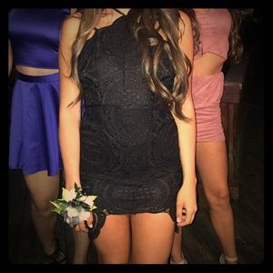 Peppermayo stunning black lace dress!