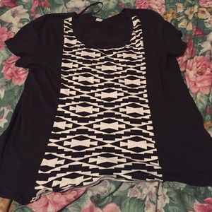 Black & White patterned shirt