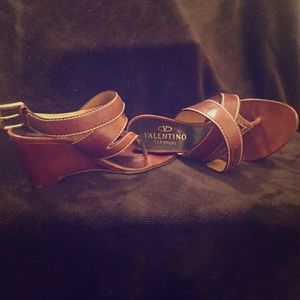 Valentino Garavani strappy sandal wedges!