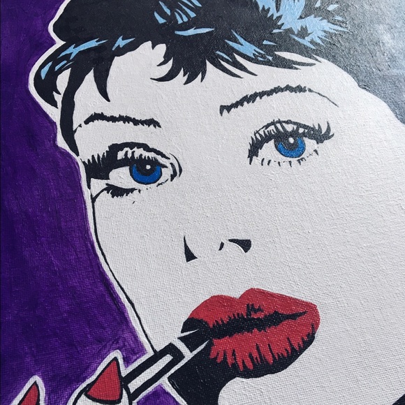 Audrey Hepburn Painting 14x18