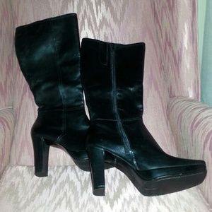 Nine West Leather Knee High Boot
