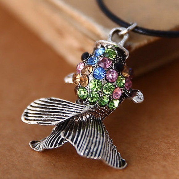 In Stock!  Multi colored antique finish fish. - Picture 1 of 1