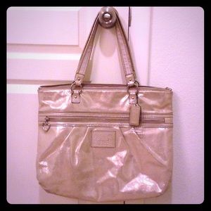 Large Metallic Coach Poppy purse