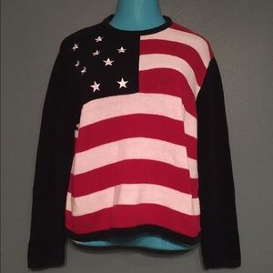 American flag sweater