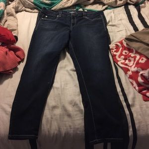 Short skinny jeans